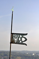 Image showing Medieval crowned eagle symbol.