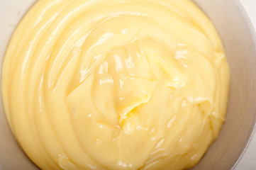 Image showing custard vanilla pastry cream 