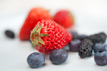 Image showing berries on white 