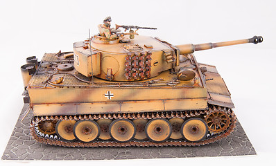 Image showing German heavy tank of World War II model