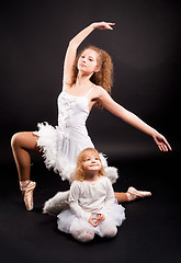 Image showing Two pretty ballerina's