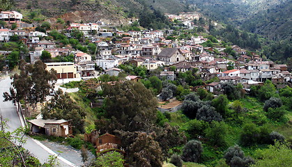 Image showing View of Gourri village. Cyprus