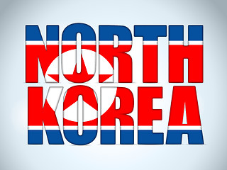 Image showing North Korea Country Letter Background