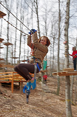 Image showing Zip line