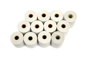 Image showing Group of paper rolls