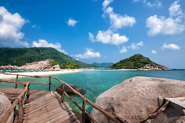 Image showing Beautiful pier in Thailand