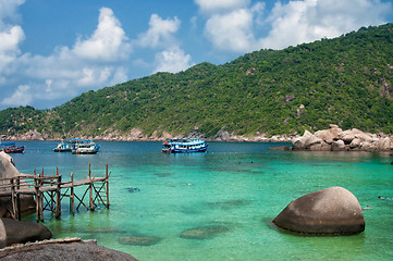 Image showing Ko Nangyuan islands in Thailand