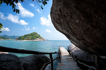 Image showing Beautiful pier in Thailand