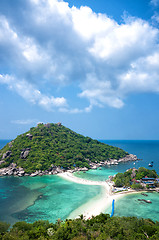Image showing Ko Nangyuan islands in Thailand