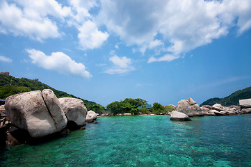 Image showing Ko Nangyuan islands in Thailand