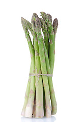 Image showing Fresh green asparagus