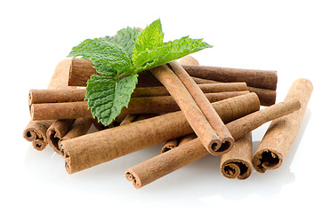 Image showing Cinnamon sticks