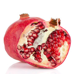 Image showing Ripe pomegranate fruit