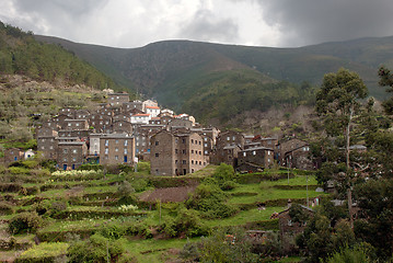 Image showing Old moutain village in Portugal