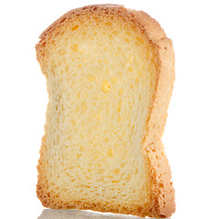 Image showing Slice of bread toasted