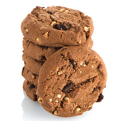 Image showing Chocolate chip cookies