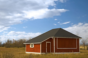 Image showing One room school house