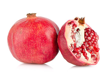 Image showing Ripe pomegranate fruit