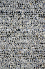 Image showing Grey stone wall