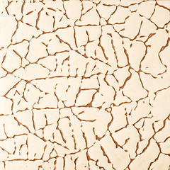 Image showing Abstract leather texture closeup