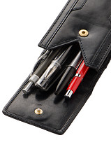 Image showing Leather pencil case 