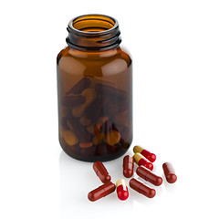 Image showing Pills from bottle