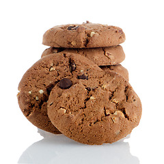 Image showing Chocolate chip cookies