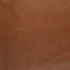 Image showing Brown leather texture closeup