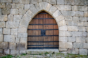 Image showing Medieval castle gate