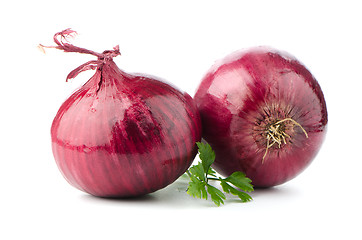 Image showing Red onions