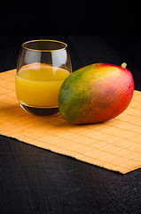 Image showing Fresh mango juice