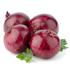 Image showing Red onions