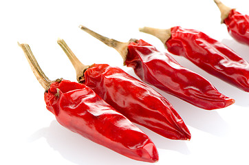 Image showing Red chili peppers