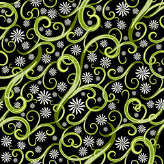 Image showing Seamless floral pattern