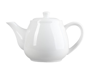 Image showing White tea-pot