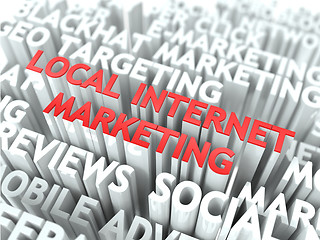 Image showing Local Internet Marketing Concept.