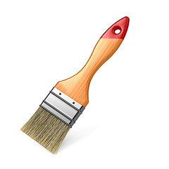 Image showing Paintbrush Isolated on White Background.