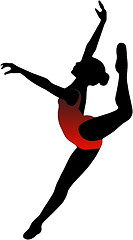 Image showing Dance girl ballet