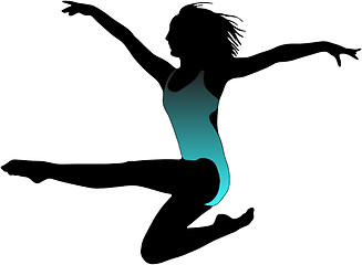 Image showing Dance girl ballet