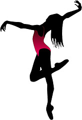 Image showing Dance girl ballet