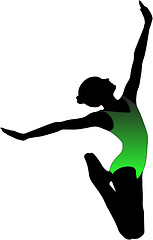 Image showing Dance girl ballet