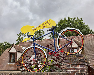 Image showing Mascot During Le Tour de France