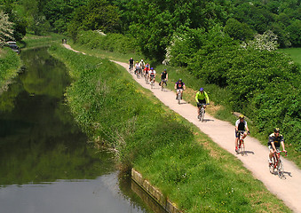 Image showing Cyclists