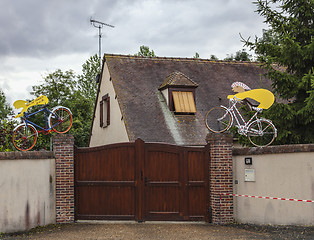 Image showing Mascots During Le Tour de France