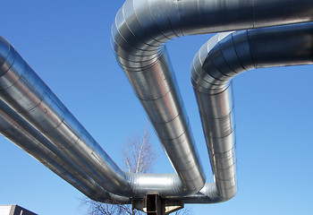 Image showing Industrial pipes