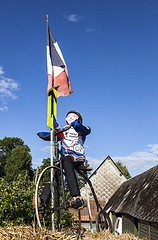 Image showing Mascot of a Cyclist During Le Tour de France.