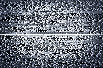 Image showing real tv static