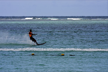 Image showing skiing in the indian ocean