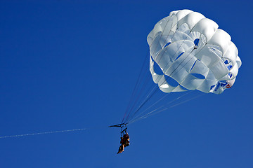 Image showing white   parachute and sky mexico