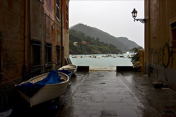 Image showing in the north of italy liguria and street lamp